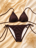 Mocha Brown Bikini Takımı
