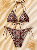 Ruby Mosaic Bikini Takımı